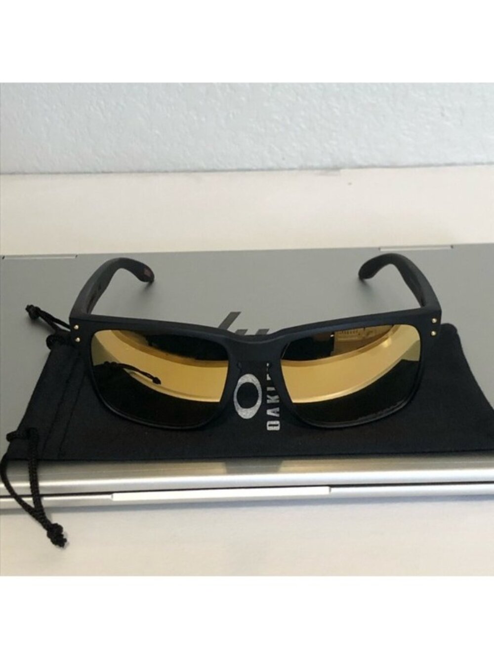 POLARIZED OAKLEY Holbrook Prizm 24k Sunglasses - Picture 3 of 9